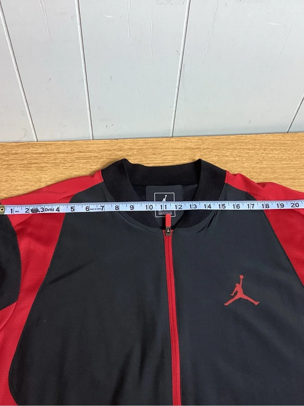 Nike Jordan Ultimate Flight Basketball Jacket- Black/ Red; Size: 2XL